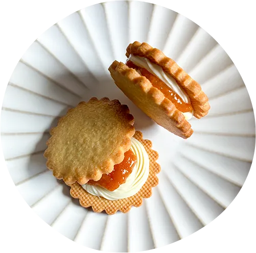 あんずチーズサンドクッキー